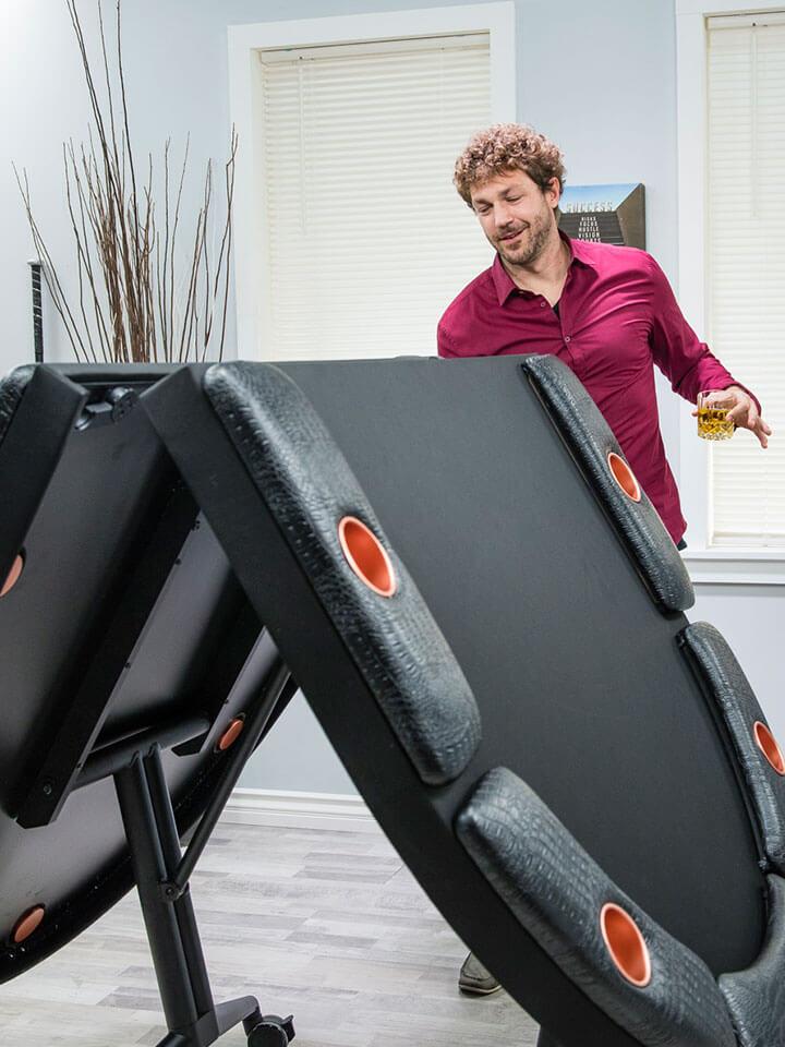 Premium Folding Poker Table - 10 PLAYERS